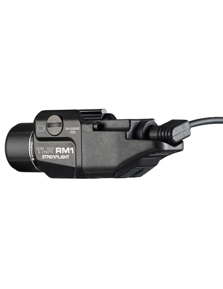 STREAMLIGHT TORCIA LED PER ARMA LUNGA MOD. TLR-RM1 CON ATTACCO PICATINNY COLORE NERO - INCLUSO SWITCH REMOTO (69440)