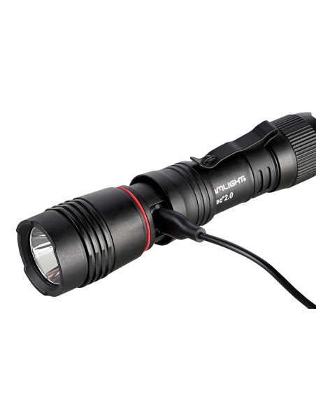 STREAMLIGHT TORCIA TATTICA LED MOD. PROTAC 2.0 COLORE NERO - CON RICARICA USB E FONDINA IN  NYLON (89000)