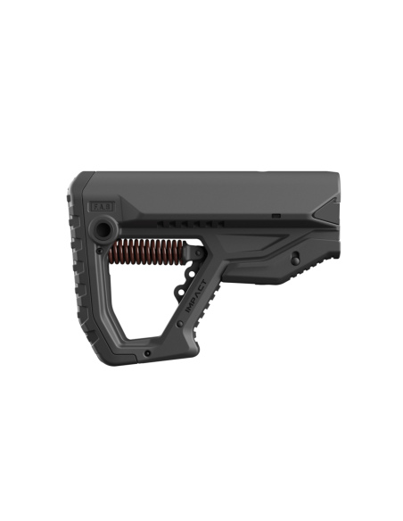FAB DEFENSE CALCIO COLLASSABILE NERO GL-CORE IMPACT PER AR 15 CON 3 IMPOSTAZIONI VARIABILI ANTIRINCULO (FX-CIMPACTB)