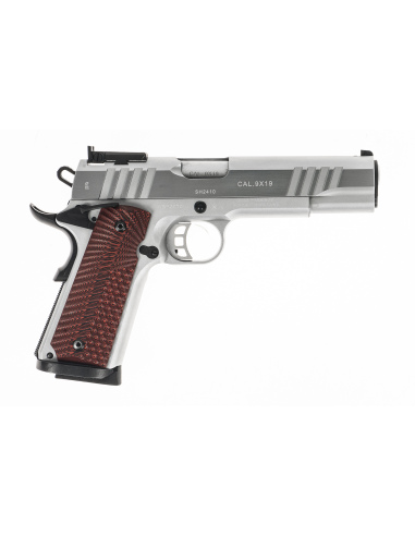 Pistola Tanfoglio modello FT1911 Custom calibro 45ACP - Finitura cromata