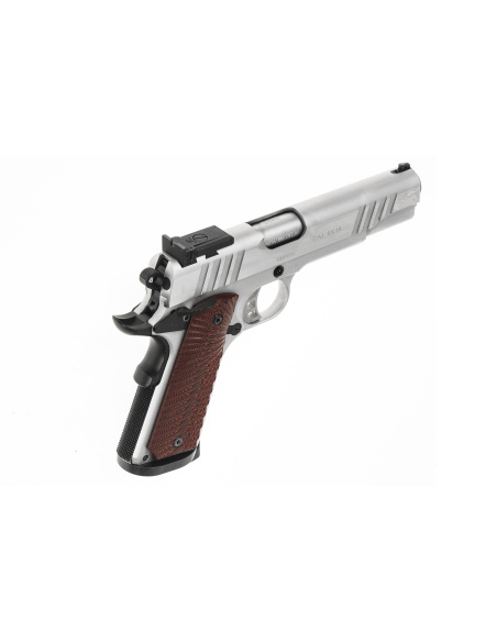Pistola Tanfoglio modello FT1911 Custom calibro 45ACP - Finitura cromata