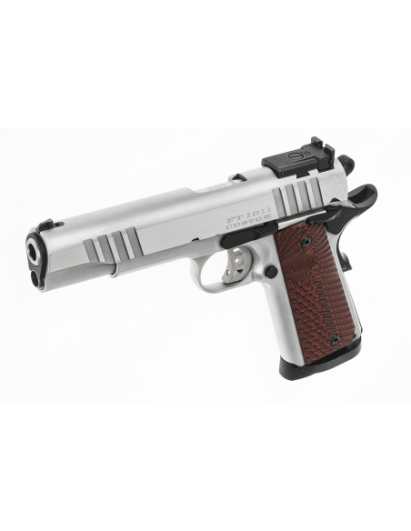 Pistola Tanfoglio modello FT1911 Custom calibro 45ACP - Finitura cromata
