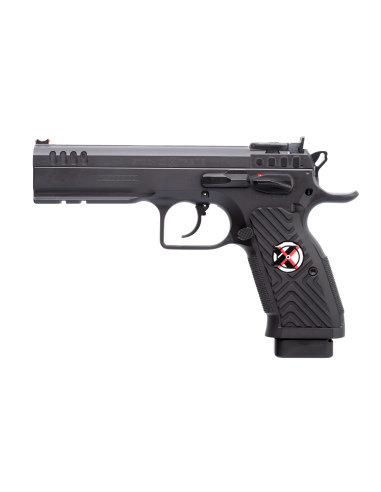TANFOGLIO PISTOLA MOD. STOCK III XTREME  CERAKOTE NERA CAL. 9X21 SPORTIVA