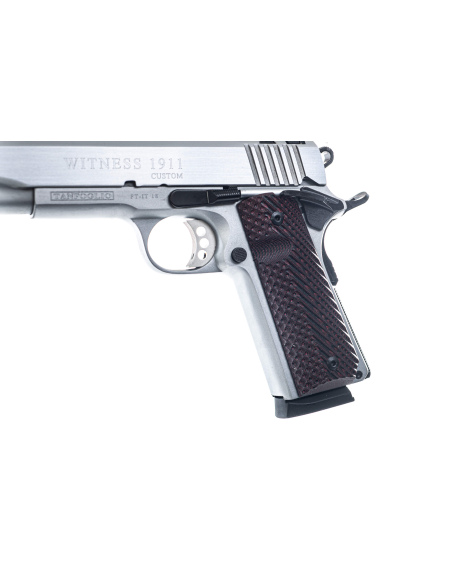 TANFOGLIO PISTOLA MOD.  WITNESS 1911 CUSTOM CROMATA CAL. 9X19 SPORTIVA COD.ID. 22_00051s15 (10GUN09016)