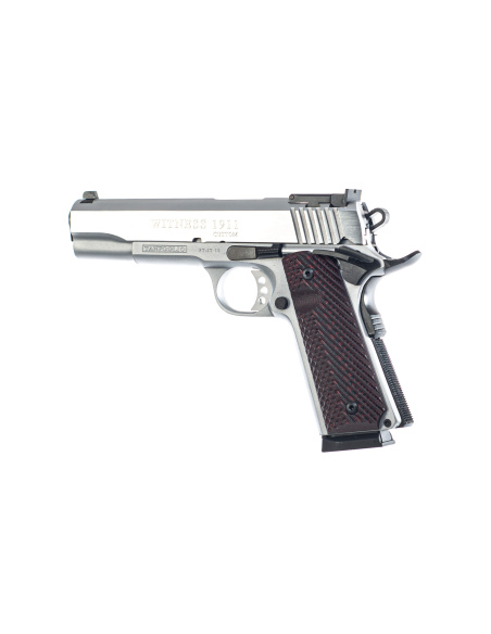 TANFOGLIO PISTOLA MOD.  WITNESS 1911 CUSTOM CROMATA CAL. 9X19 SPORTIVA COD.ID. 22_00051s15 (10GUN09016)