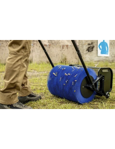 AMMO-UP raccoglitore di bossoli in ottone per arma corta e lunga con rullo di larghezza da 18”