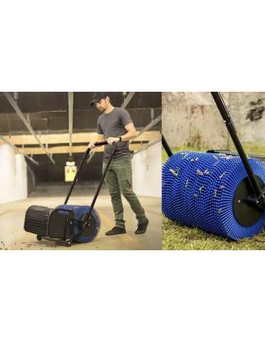 AMMO-UP raccoglitore di bossoli in ottone per arma corta e lunga con rullo di larghezza da 18”