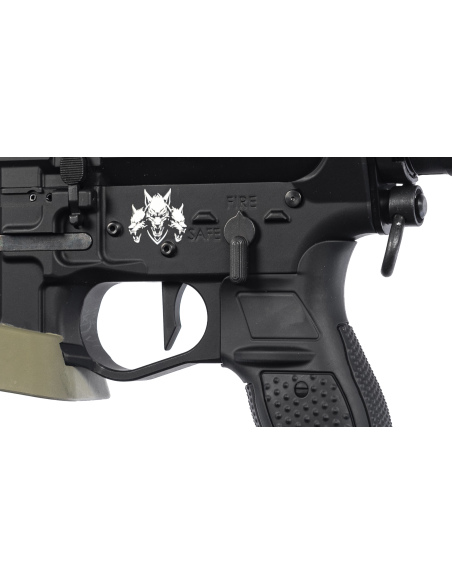 ADC CARABINA CERBERUS CALIBRO 9X19 CANNA 9.5" FINITURA 'GREEN' ARMA SPORTIVA COD.ID. 22_00205s2