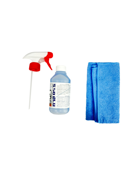 T.C.P. S40 BLU - DETERGENTE SGRASSANTE PROTETTIVO 250ml + PANNO MICROFIBRA (ART.S40BLU.0250)