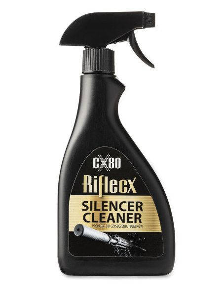 RIFLECX CX80 - SILENCER CLEANER PULITORI PER COMPENSATORI/SPEGNIFIAMMA/SILENZIATORI 600ML (5903641483537)