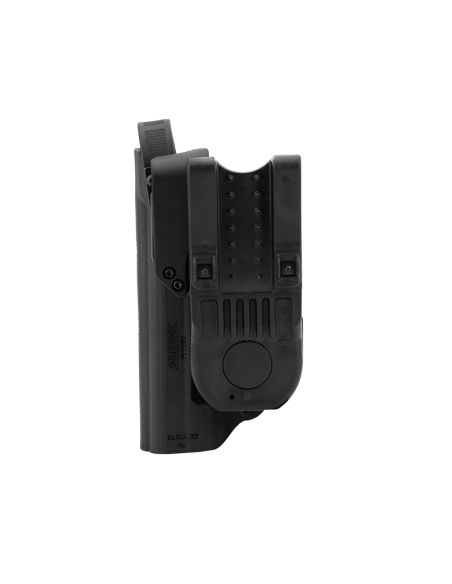GHOST 5 PER REX ZERO 1, FONDINA POLICE NERA DESTRA CON MODULO ROTATIVO (GI05-SET2234B)