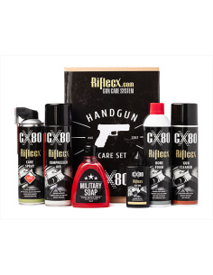 RIFLECX CX80 - HANDGUN CARE SET COMPLETO PER LA PULIZIA...