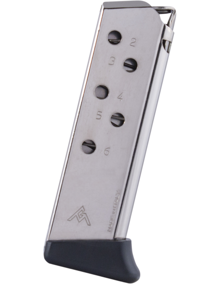 MEC-GAR CARICATORE WALTHER PPK FR CAL. 9 CORTO DA 6 COLPI NICKEL (MGWPPKFRN)