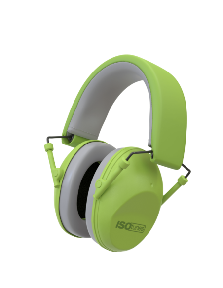 ISOTUNES CUFFIE PASSIVE PIEGHEVOLI PER BAMBINI COLORE VERDE (IT-96-KG)