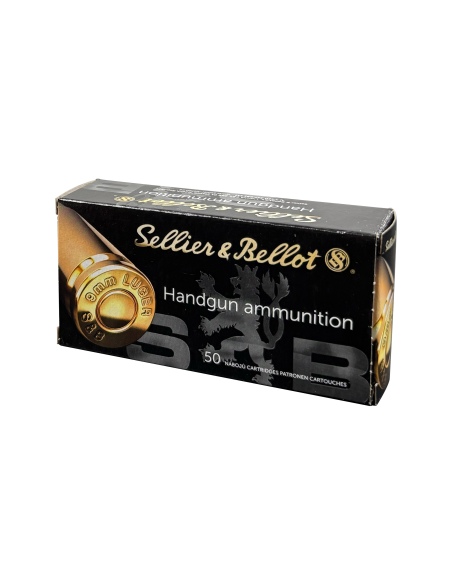 SELLIER & BELLOT MUNIZIONI  CAL. 9 MM LUGER FMJ 124 GRS (CONF.  50 PZ) V310492