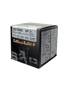 SELLIER & BELLOT MUNIZIONI CAL. 222 REM. SP  50 GRS...