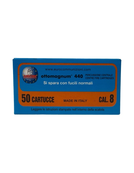 CARTUCCE FLOBERT CAL. 8 MM PB10  MG - OTTONE (CONFEZIONE BASE DA 50 PZ)