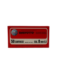 CARTUCCE FLOBERT CAL. 8 MM CENTRALE PB11  - PLASTICA...